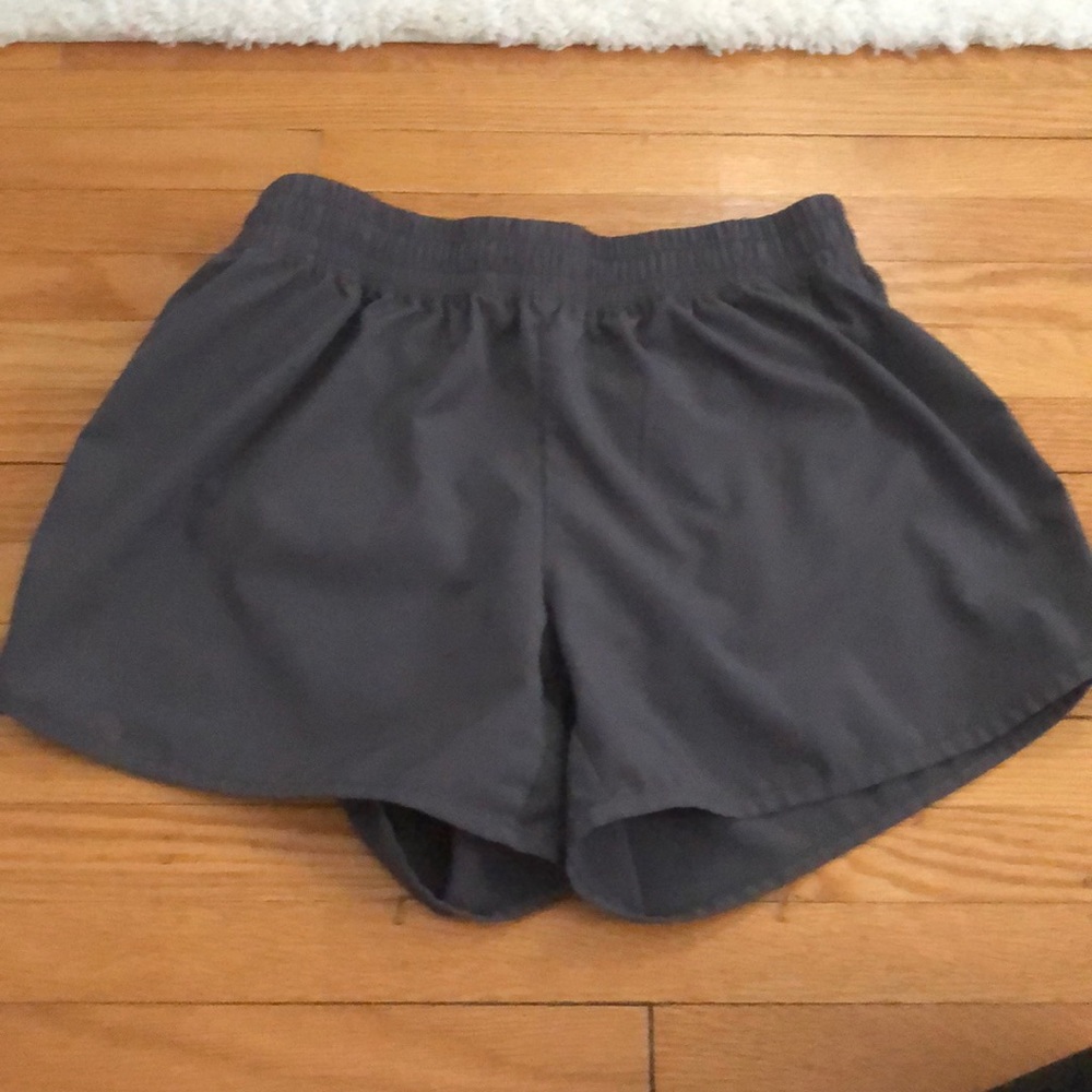 grey athletic shorts